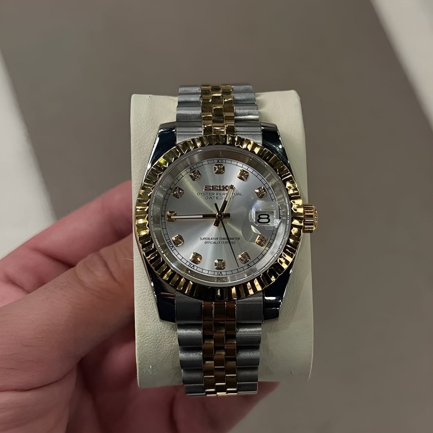 LUNORO® Golden Luxe Diamond Dial