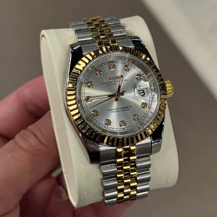 LUNORO® Golden Luxe Diamond Dial