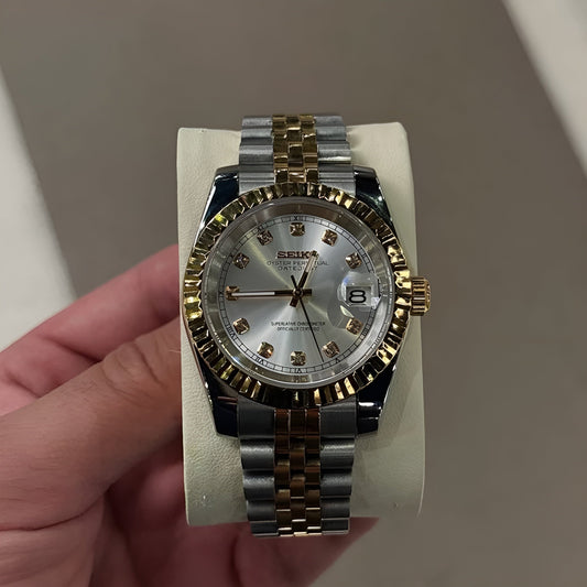 LUNORO® Golden Luxe Diamond Dial