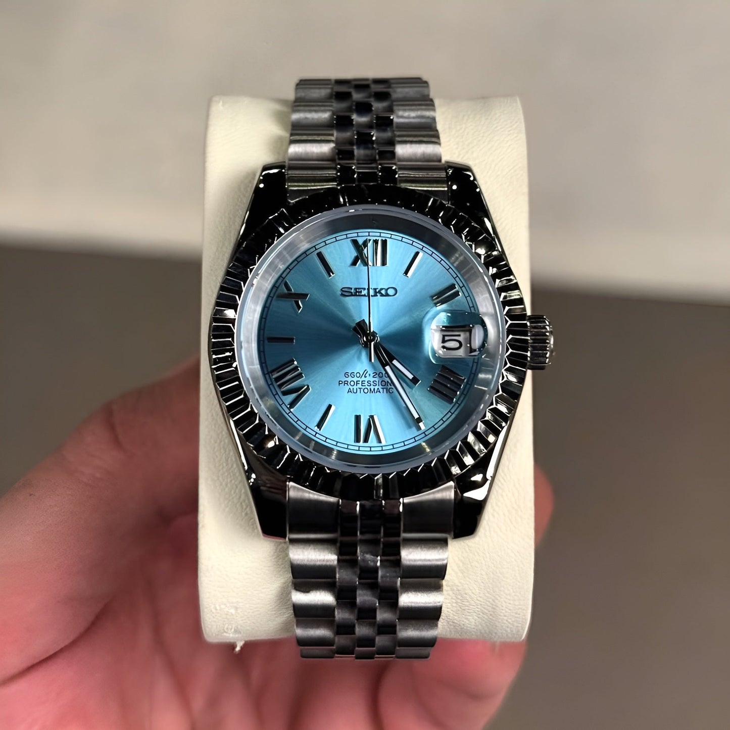 LUNORO® Ocean Blue Roman Dial