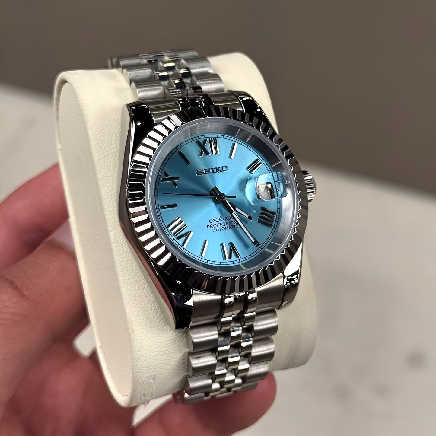 LUNORO® Ocean Blue Roman Dial