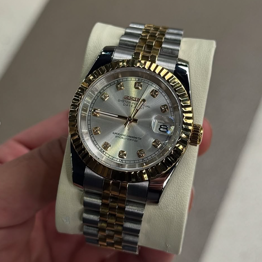 LUNORO® Golden Luxe Diamond Dial