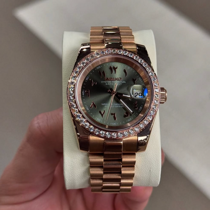 LUNORO® Royalé Olive Arabic Dial