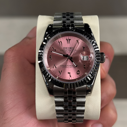 LUNORO® Baby Pink Arabic Dial