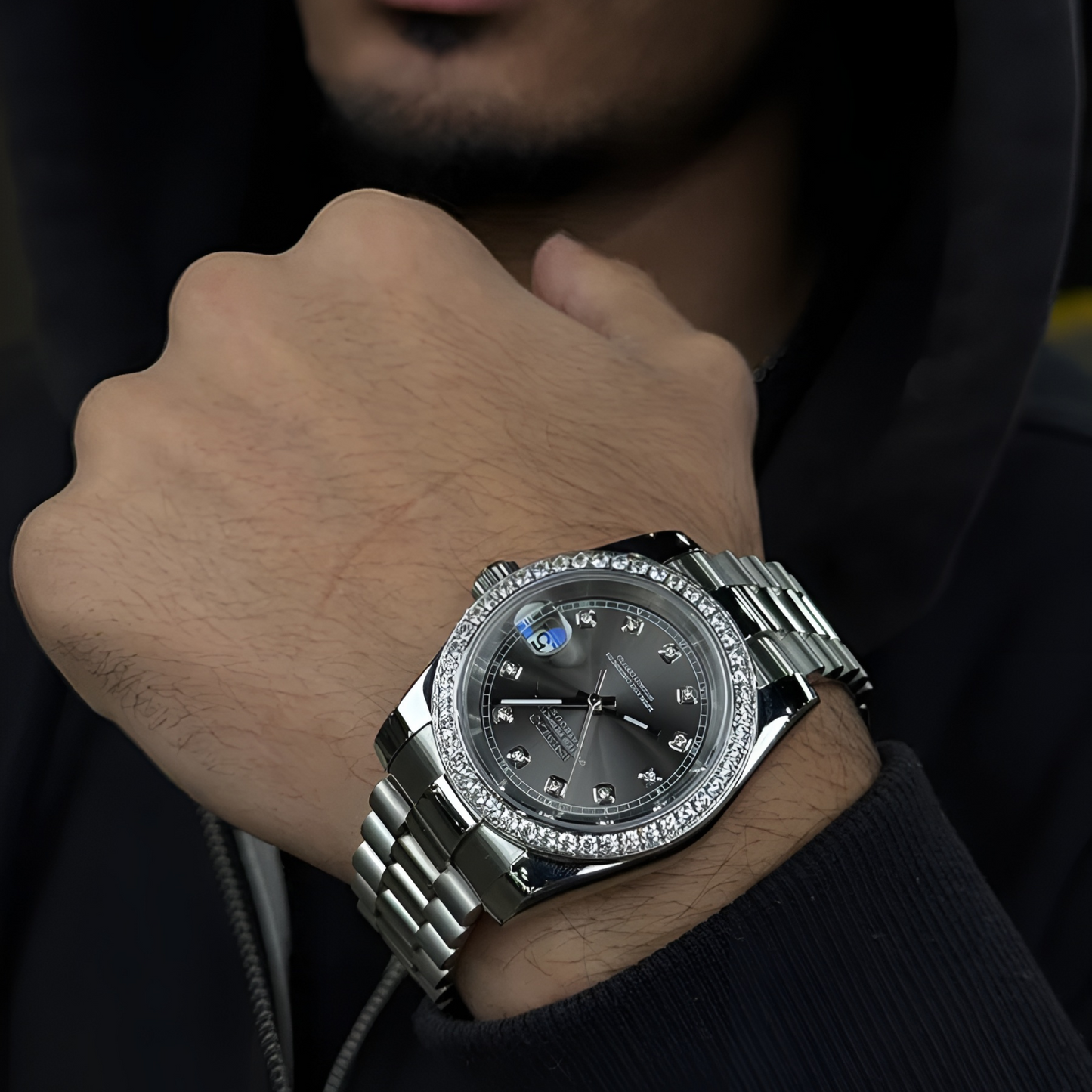 LUNORO® Moonstone Diamond Dial