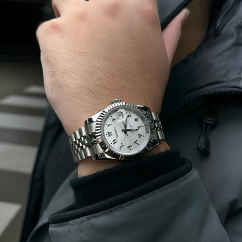 LUNORO® White Arabic Dial